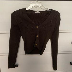 GARAGE crop top sweater
